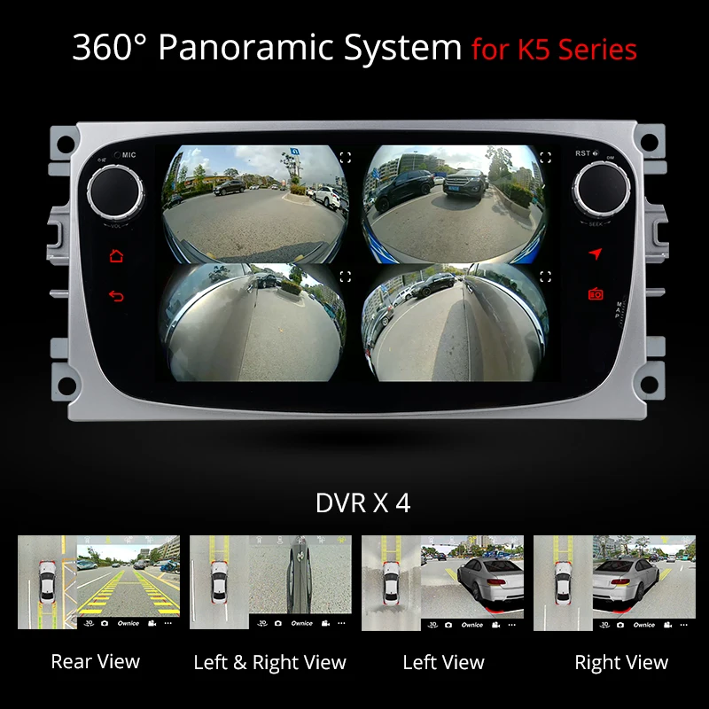 Discount Ownice Android K1 K2 Octa Core  32G ROM Car DVD player GPS for Ford Mondeo S-Max Cmax Focus II GPS Radio Support 4G LTE 3