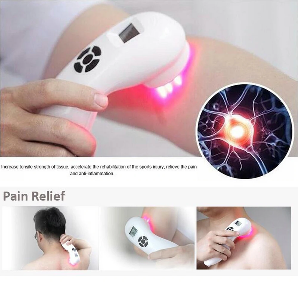 

Laser Pain Relief Therapy Wound Healing Laser Therapeutic Device LLLT Laser Acupuncture Therapy Free Goggles