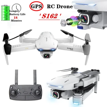 

S162 GPS PRO Drone with 5G WIFI 4K Camera Automatic Following Professional UAV Smart Return Mini Drone Quadcopter XS818 SG907