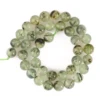 Natural Stone B Prehnite Jade Round Loose Beads for Needlework Jewelry Making 6 8 10mm Diy Bracelet Necklace Accessories 15 inch 2