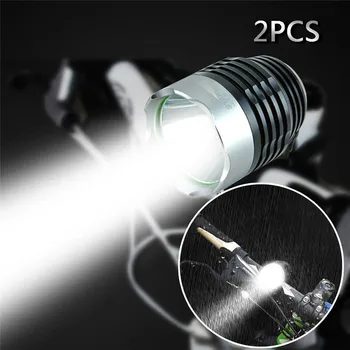 

2Pcs 3000 Lumen XML Q5 Interface LED Bike Bicycle Light Headlamp Headlight 3Mode