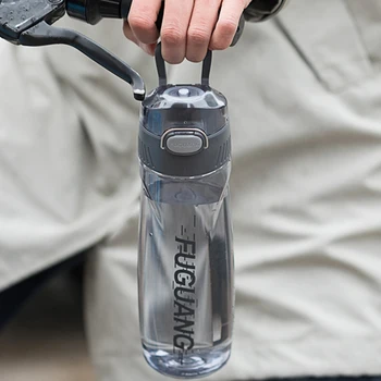 

Water Bottle Plastic Cycling Biking Portable Big Outdoor Sports Water Containers Travel Drinking Leakproof Gym Bottle KK60SH