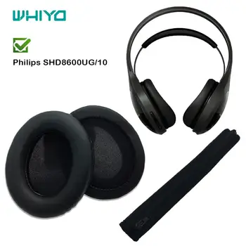 

Whiyo 1 Set of Replacement EarPads Headband for Philips SHD8600UG/10 Headset Universal Bumper Earmuff Cover Cushion Cups