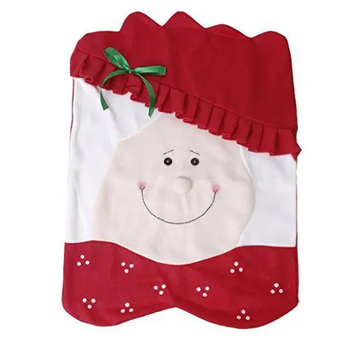 

DishyKooker Collections Etc Mr & Mrs Santa Claus Christmas Kitchen Chair Covers style 2, 1pcs