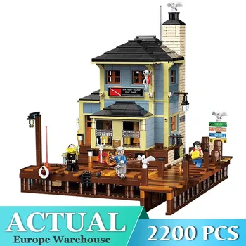 

Street Modular Building Toys The Dive Shop Model Building Blocks Bricks Assembly Kits Toys As Kids Christmas Gifts