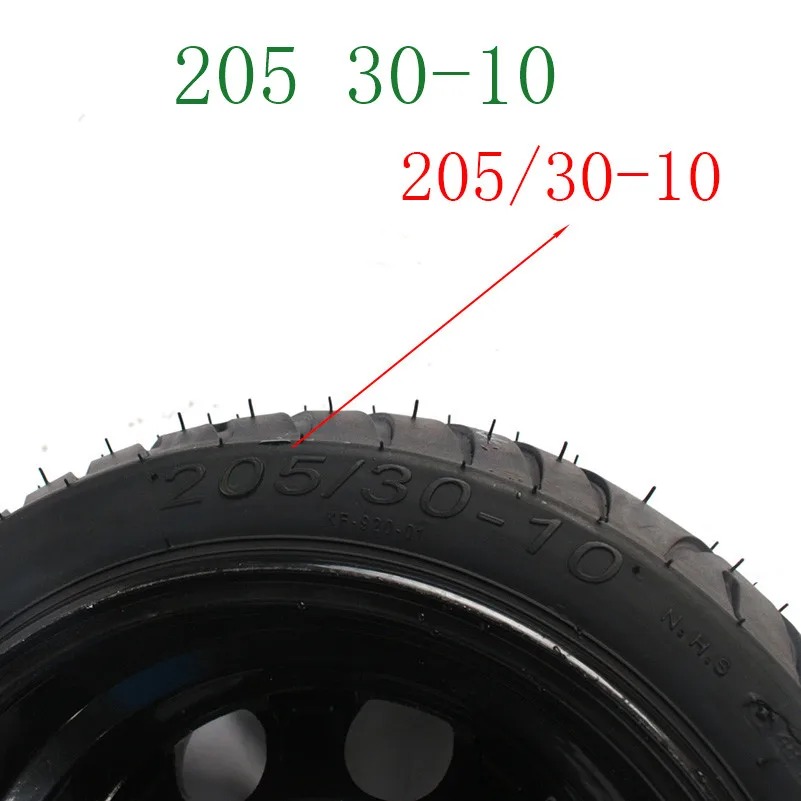 Картинг детская коляска ATV UTV 205/30-10 дюймов бескамерное колесо шин с ступица из алюминиевого сплава
