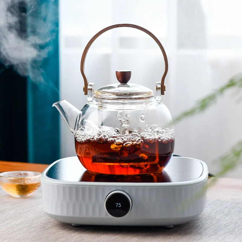 Tea Pot Electric Heater Pedestal Warmer for Coffee Milk Cup Boiler Temperature Adjustable Apply