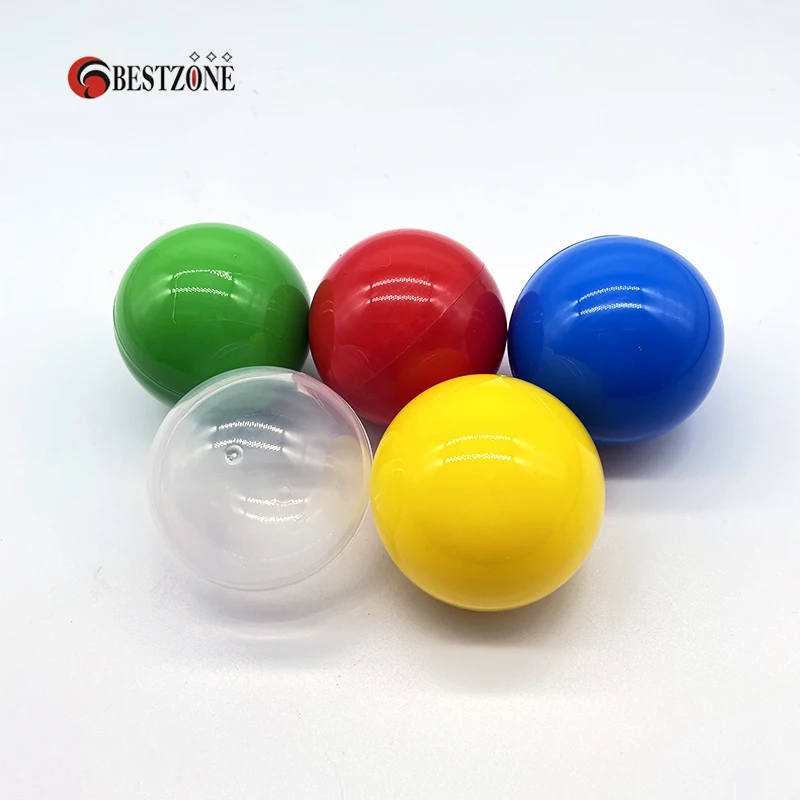 

20Pcs Diameter 60MM Plastic Surprise Balls Toy Capsules Colorful Empty Eggshell Can Open For Vending Machine Kids Child Gift