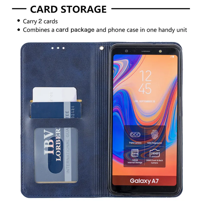 Чехол с откидной крышкой и чехол для samsung Galaxy A40 A50 A70 S9 S10 S10E J4/J6/S9/S10 плюс Чехол в стиле ретро A7 A20E A10 M10 чехол Coque