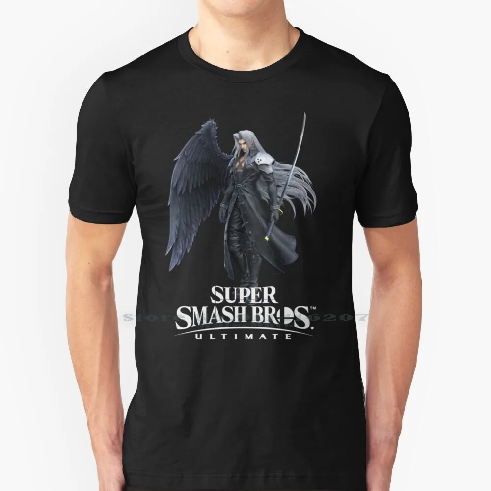 Sephiroth - Super Smash Bros. Ultimate T Shirt 100% Puro Cotone Sephiroth Sephiroth Smash Bros Smash Bros Sephiroth Smash Bros