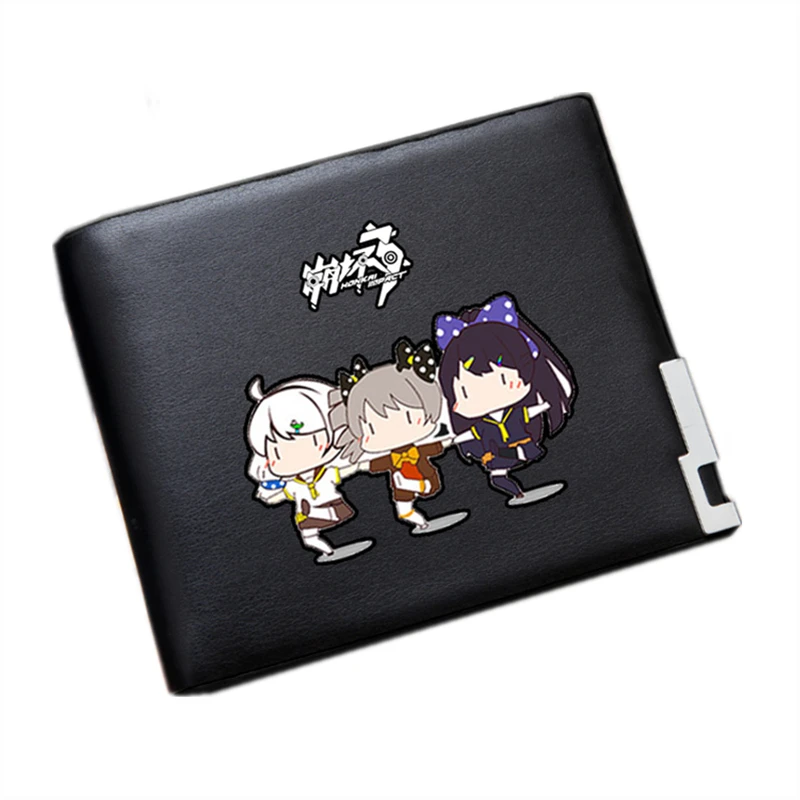 Honkai Impact 3 аниме короткий кошелек Kiana Kaslana косплей Длинный игровой мультяшный