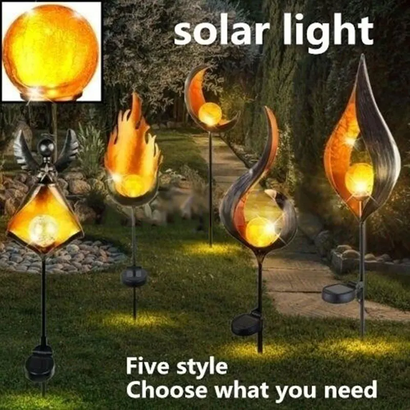 

Lawn Lamp Solar Torch Light Home Landscape Lamps Flickering Garden Lawn Light Landscape Lights Durable Eco-Friendly