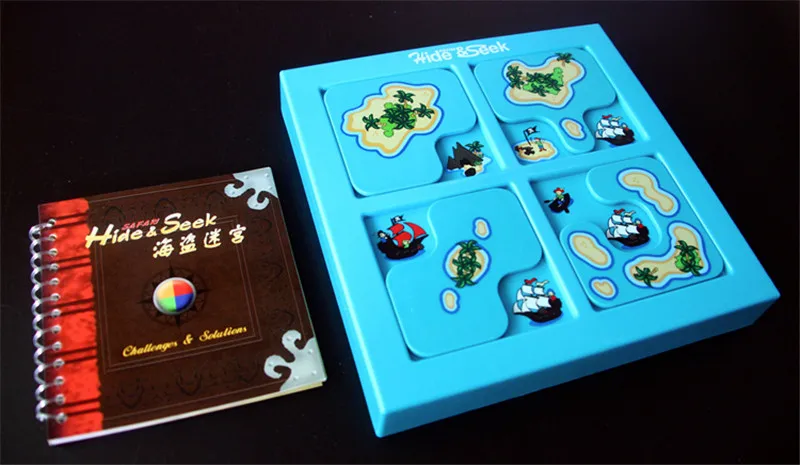 Пираты Hide& Seek IQ настольные игры 48 Challenge с раствором книга умные игрушки для повышения IQ для детей праздничные игры семейный Досуг игрушки