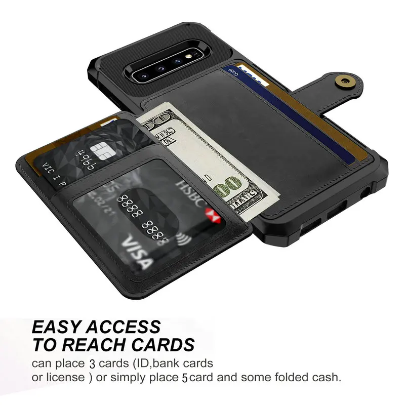 Note10 5G Чехол кожаный для Coque samsung Note 9 чехол S10Plus чехол Роскошный Etui для samsung galaxy S9 S10 Note 10 Plus чехол S10e