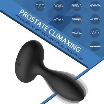 Vibrating Inflatable Anal Butt Plug Vibrator Prostate Massager Stimulator Multi-Speed Vibrations Waterproof sex toys for men gay 3