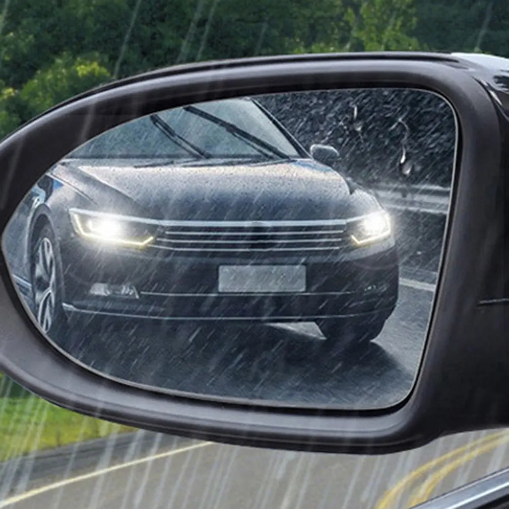 Auto Car Rearview Mirror Protective Film Anti Rain Fog Transparent Membrane Waterproof Rainproof Soft Films Auto Stickers