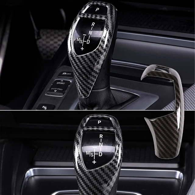 Carbon Fiber Style Gear Shift Sleeve Button Cover Stiers für BMW F20 F30  F10 F32 F25 X5 F15 X6 F16 Interieur Zubehör – die besten Artikel im  Online-Shop Joom Geek