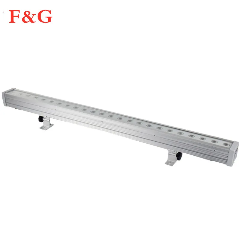 24*10 Вт наружный RGBW 4в1 Водонепроницаемый светодиодный бар Licht Muur Wasmachine Led Dmx Fase voor Kerk