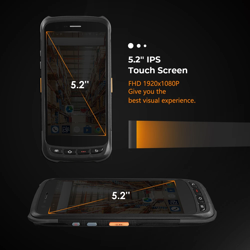Сканер штрих кодов IssyzonePOS PDA Android 6 0 NFC беспроводной с сенсорным экраном|Сканеры| |