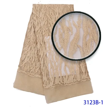 

Sequins Fabric Handmade Beads Embroidered Lace Lace for Wedding Sequins African lace Fabric For Nigerian Party Dress