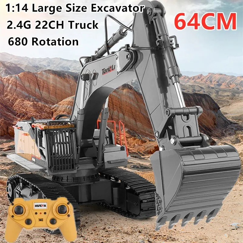 large rc excavator