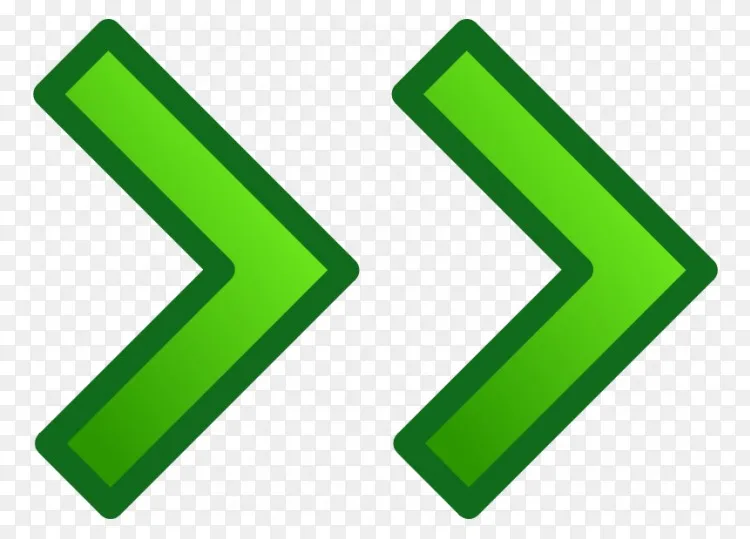 绿色箭头剪辑艺术-指向右箭头的图片