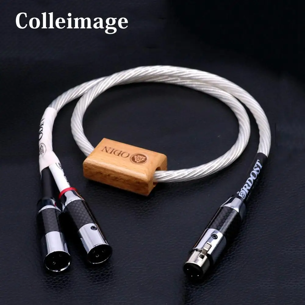 

Colleimage Hi-End Odin Reference Audio Cable With Carbon Fiber XLR Balanced Female To Male HIFI Cable