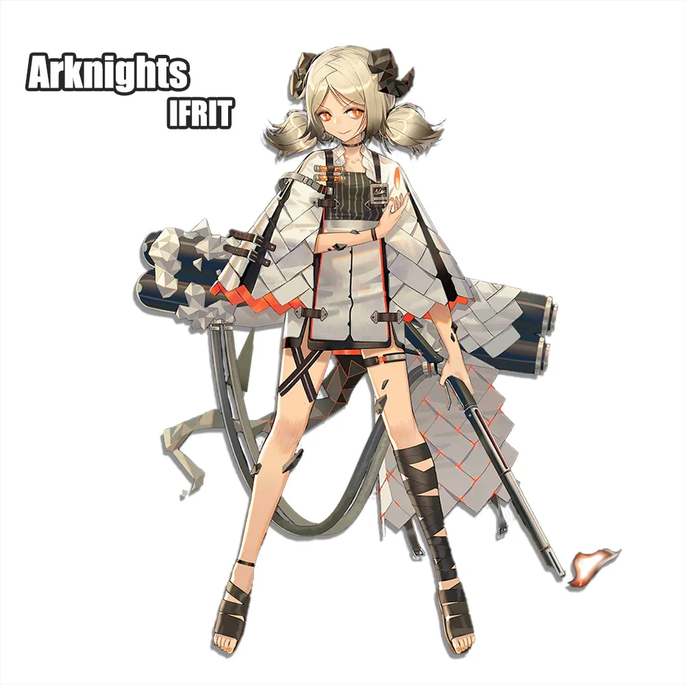 Игра Arknights Аниме Косплей Костюм lfrit женская униформа платье карнавал Хэллоуин бренд