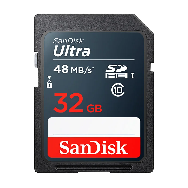 SanDisk, экстремальный Pro/Ultra, флешка sd card флешки 64 ГБ, sd-карта, карта памяти, 32 ГБ, флеш-карта, 128 ГБ, 16 ГБ, класс 10, U3, для камеры 1080p 3D, Full HD карта памяти карты микро сд карты памяти скидки - Емкость: SDUNB 48MB 32GB