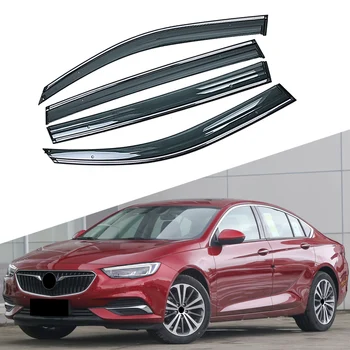 

For BUICK REGAL 2018 2019 Car Window Sun Rain Shade Visor Shield Shelter Protector Cover Trim Frame Sticker Exterior Accessories