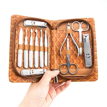 

13pcs/set Nail Clipper Stainless Steel Cutter Nipper Trimmer Knife Manicure Pedicure Tools Pro Finger Toe Clippers Set G0210