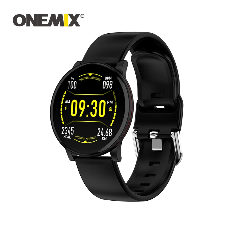 

ONEMIX Outdoor Sport Watch Men Smart Bracelet IP68 Waterproof HD Screen Bluetooth Step Counter Watch Silicone Replaceable Strap
