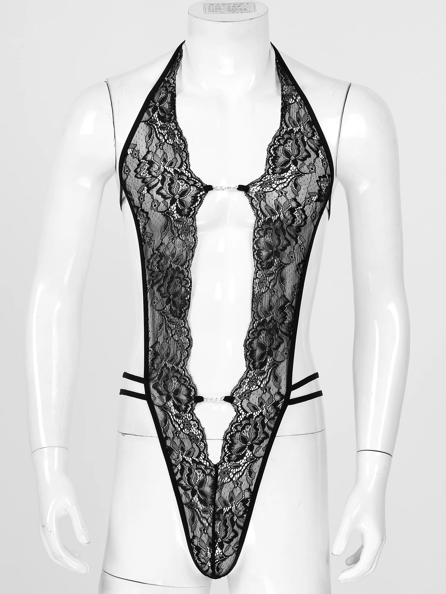 Men's Exotic Pajamas Male Underwear Sexy Jumpsuit Hot Man Sleepwear Sexy Lingerie Mens Lace Sissy Thong Bodysuit for Gay Homme men underwear sexy lingerie women jumpsuit