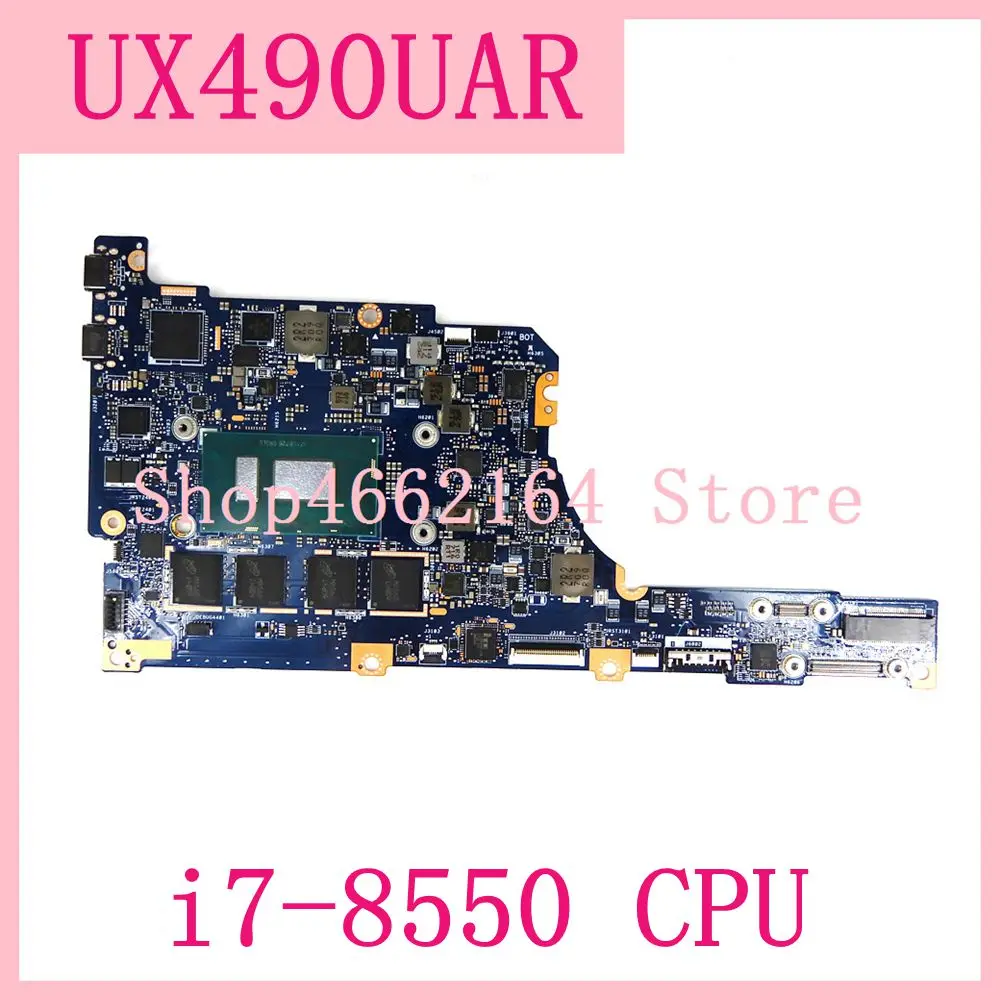UX490UAR материнская плата i7-8550 cpu REV2.0 для ASUS UX490U zenbook 60NB0E10-MB2050 Бесплатная доставка |