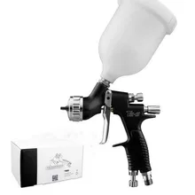 TE Car Paint Spray Gun HVLP Spray Gun 4S Shop Dedicated High-end Pro Paint Tools Black TE Spray Gun with Pot