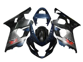 

For Suzuki GSXR600 GSXR750 K4 2004 2005 Body Frame Fairing Kit Blue Black Gray