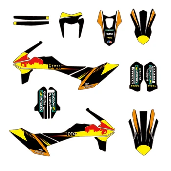 

690 SMC R Graphic Decal Kit for KTM 690 SMC-R 690 SMCR 2019 2020 Custom Number Name Team Backgrounds Sticker DECO