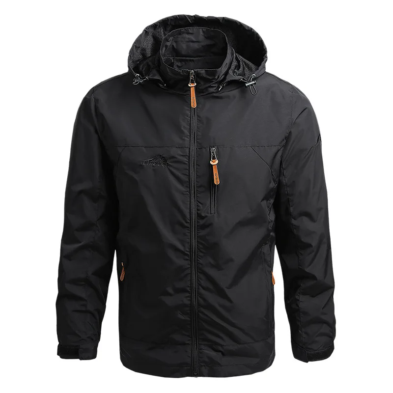Fashion Trend Foreign Trade Mountaineering Jacket Windbreaker Outdoor Sports Jacket Windbreaker Jacket Zip Up Hoodie Zip Up