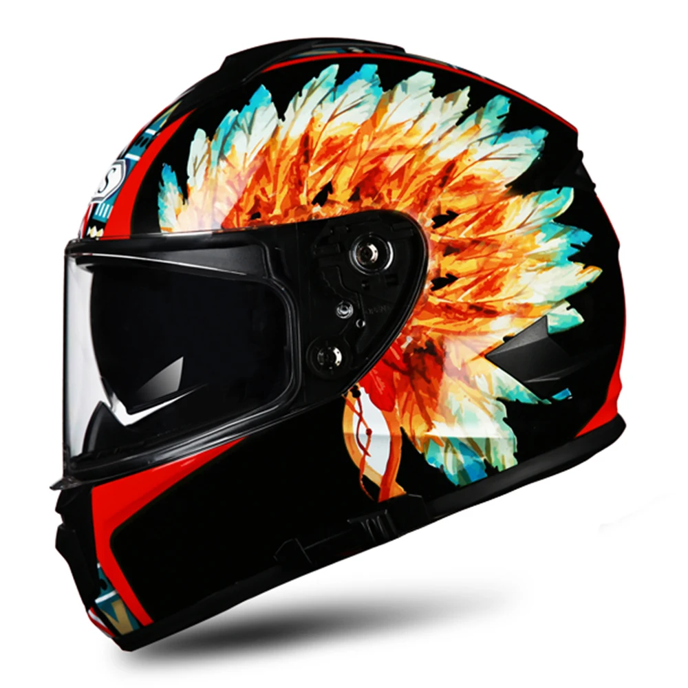 AIS мотоциклетный шлем мотокросс Casco Capacete аварии шлем с двойным щитком полный уход за кожей лица шлемы, каски мото Мото шлем