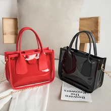 

Women Crossbody Bag Handbags Bags Designer For Women Female 2021 Square Transparent Purses Female Messenger New Korean version