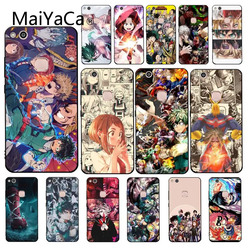 Maiyaca мой герой боку Академия Deku Bakugou чехол для телефона Huawei Y9 Y7 Y6 II Y5 Prime 2018 2019 |