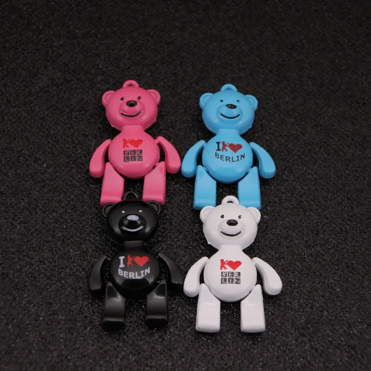 Активность суставов металлического сплава медведя деятельности рекламные подарки креативный аниме брелок крутой кулон