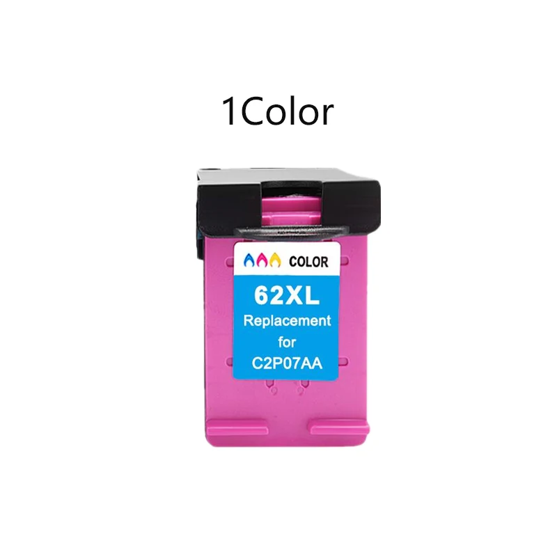 1 Color YLC чернильные картриджи 62 62xl hp Officejet 5740 de 5741 5742,5743, 5744,5540, 5544,5545, 5546,5548 - Цвет: 1 Color