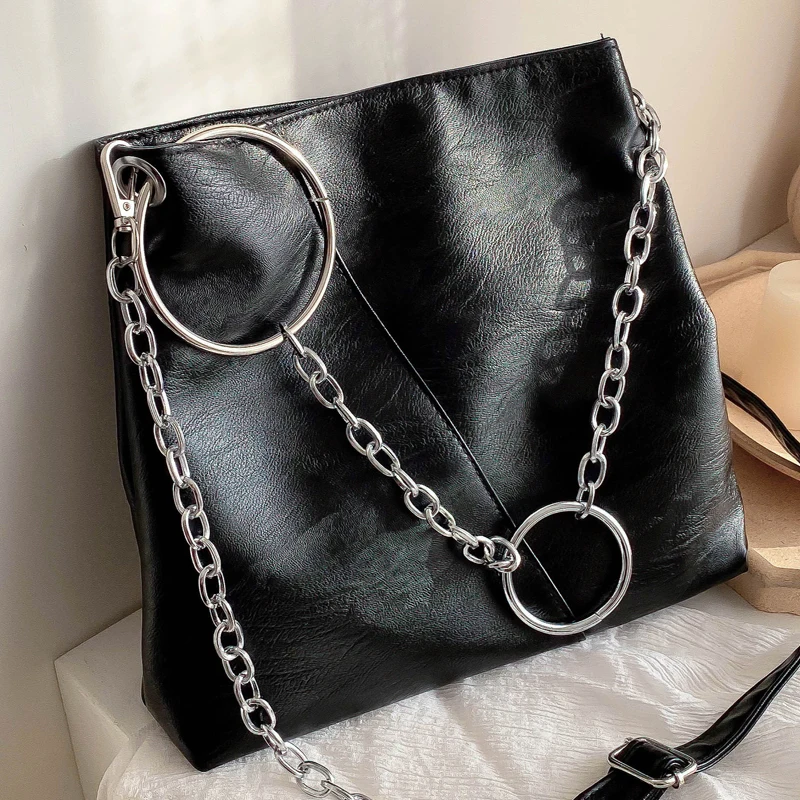 

Women Chain Shoulder Bag Designer Handbags High Quality Luxury Luxury Crossbody Bag Pu Leather Tote Fashion Handbags With Chain