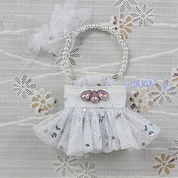 1/6 1/8 BJD одежда аксессуары кукла кружевное платье для BJD/SD yosd, не включает в себя куклы, обувь, парик и другие E2504 - Цвет: Белый