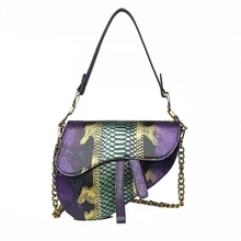 Повседневная многофункциональная модная змеиная сумка через плечо, женские сумки, дизайнерские сумки через плечо для женщин, кошельки и сумки