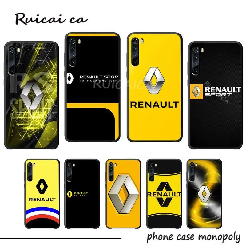 Ruicaica Автомобильный логотип Renault Роскошный чехол для телефона xiaomi redmi 7 7A 8 note 9 8t pro