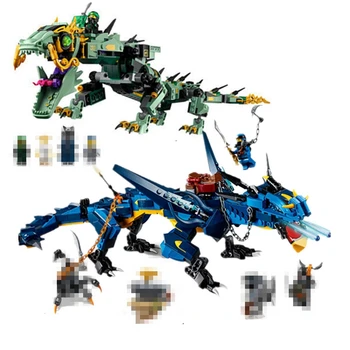 

Ninjagoed Mecha Dragon children DIY Toys Building Blocks Model Action Figures Compatible with Lepins city Toys Gifts For Kid