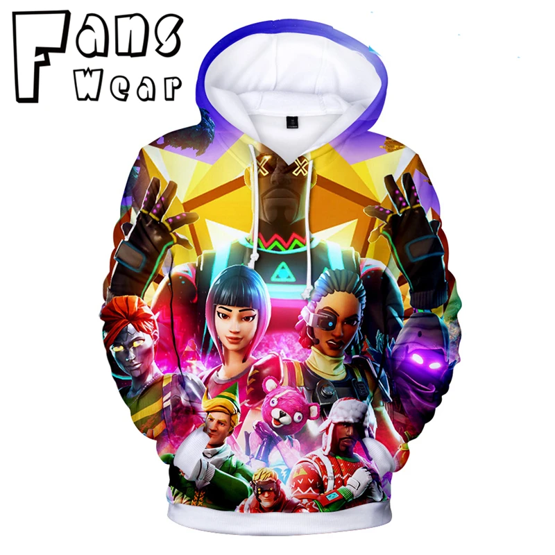  2019 New Gaming Hoodies Men 3D Printed Hooded Popular Game Smash Pony Horse Sweatshirt Kids Hoodies