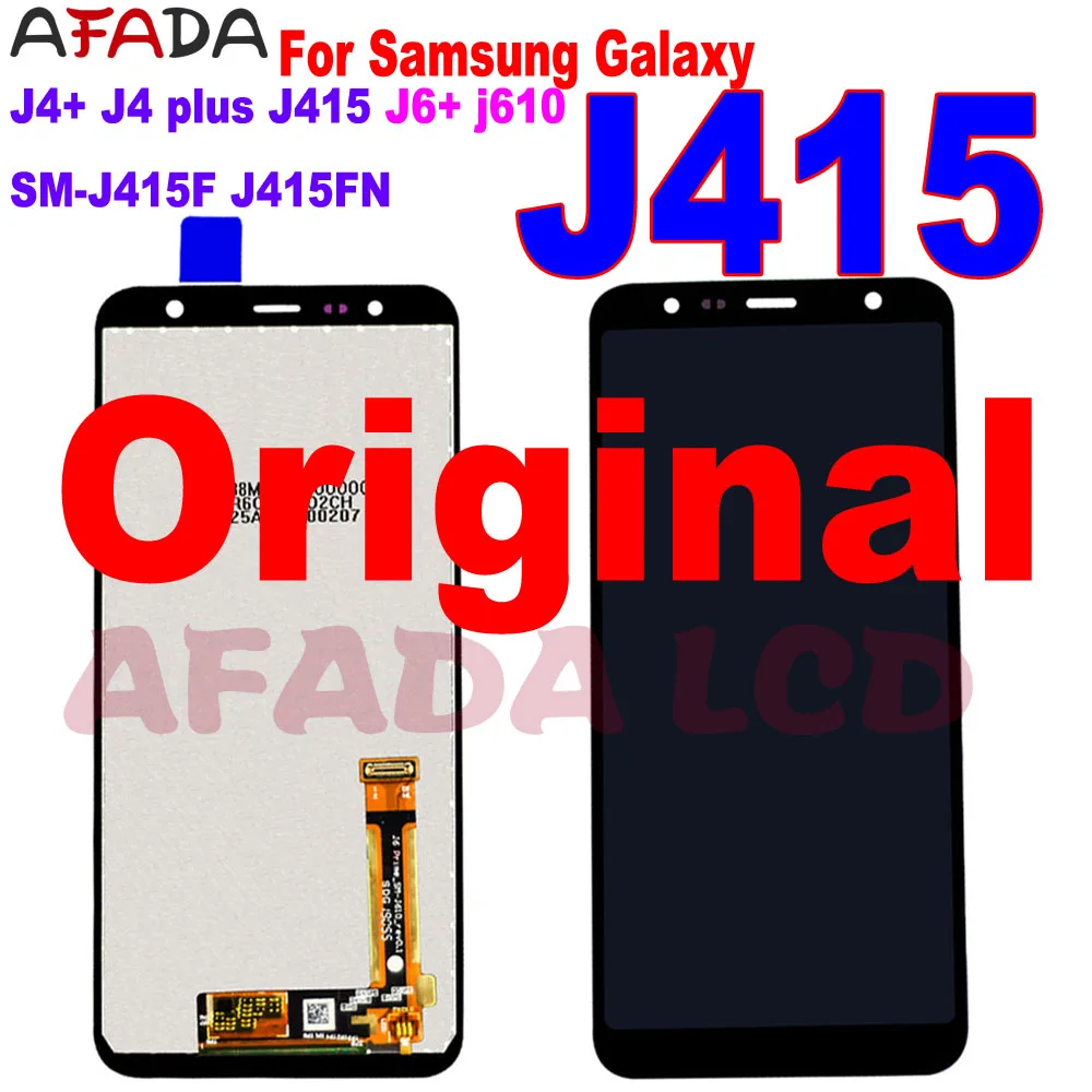 Оригинальный сенсорный ЖК экран для Samsung Galaxy J4 + J415 дисплей в сборе plus запчасти